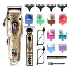 Cortadora De Pelo Profesional Para Hombre T-trimmer 2pc Set