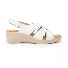 Sandalia Flexi Para Mujer Estilo 116009 Blanco