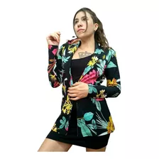 Blazer Saco Diseño Mujer Varios Estampados Nueva Temporada