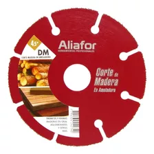 Disco Corte Madera Aliafor P/amoladora 115mm 4.5 PuLG