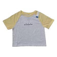 Playera Arizona De Niña Amarilla Con Blanco Talla 6