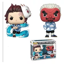 Funko Pop! Tanjiro Kamado & Sakonji Urokodaki Exclusive