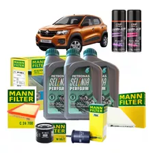 Kit Revisão Óleo E Filtros Wega Kwid 1.0 12v 3cc 2017...