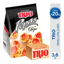 Caja Galletitas Trio Pepas Chips Pack Bulto - Mejor Precio