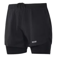 Arsuxeo - Shorts Deportivos Para Hombre (2 En 1)