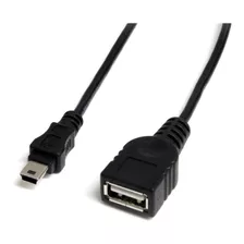 Cable Mini Usb 2.0 (30 Cm) - Usb A A Mini B H/m Color Negro