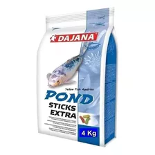 Ração * Dajana Pond Stick Extra 4kg P/ Carpas