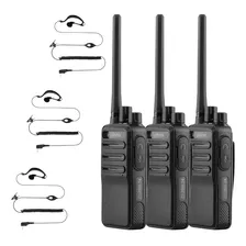 3 Rádios Comunicador Longo Alcance Intelbras Rc3002 +3 Fones