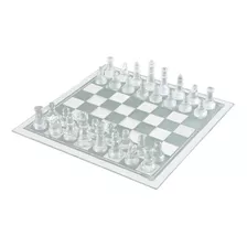 Ajedrez De Vidrio 25 X 25 Cms Juego Mesa Glass Chess