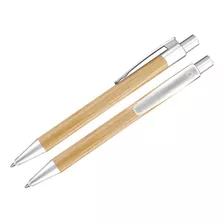 Pack 1000 Bolígrafos Bamboo Grabados Con Laser Personalizado