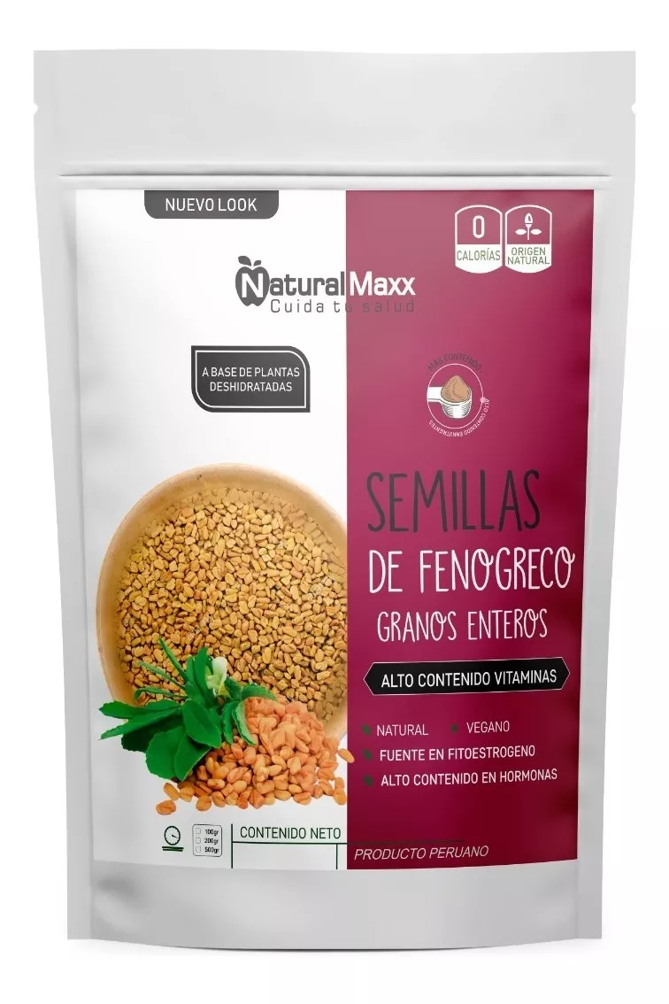 Fenugreek Fenogreco Semillas Orgánico Naturalmax O 4 X 100