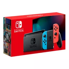 Nintendo Switch 32gb (cor Vermelho-néon, Azul-néon E Preto)
