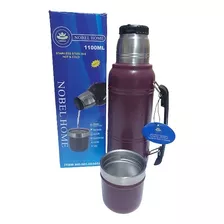 Termo Con Tapa Mate Térmica 2 En 1 Nobel Home 1100ml