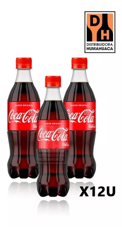 Coca Cola Botella 500ml Original Pack X12u - Dist Humahuaca