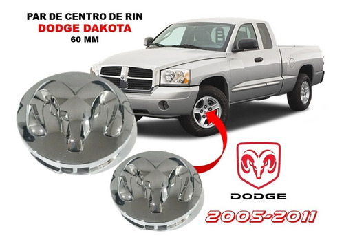 Par Centro De Rin (cordero) Dodge Dakota 2005-2011 60 Mm Foto 2