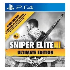 Sniper Elite Iii Ultimate Edition 505 Games Ps4 Físico