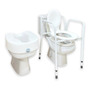 Tercera imagen para búsqueda de asiento elevador inodoro bidet apoya brazos ajustables