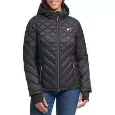 Casaca Acolchada Con Capucha Tommy Hilfiger Puffer Jacket