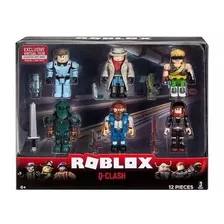 Boneco Roblox - Pack Com 6 - Q Clash + Virtual Item - Sunny