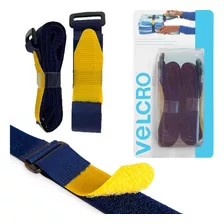 Abraçadeira Fita Velcro Com Fivela Organizadora 2 Peças