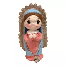 Virgen Maria Auxiliadora (amigurumi-crochet)