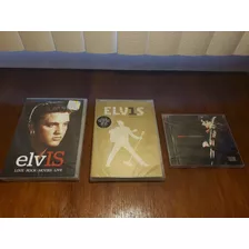 Dvd Elvis # 1 Hit Performances + Elvis Love, Rock + Cd Duplo