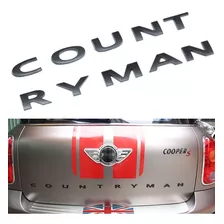 Mini Cooper Countryman Letra Emblema Tampa De Mala 