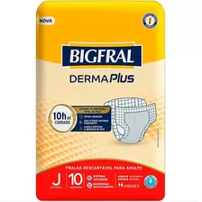 Fraldas Para Adultos Bigfral Derma Plus J X 10 U