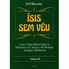 Livro Ísis Sem Véu Vol. Iii