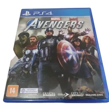 Jogo Ps4 Avengers Midia Fisica Vingadores Conservado