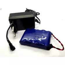 Bateria Para Carrinho 6v 1500mah Aa Smp02 + Carregador