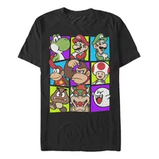 Nintendo - Camiseta Para Hombre, Diseño De Hongos, Talla 3xl