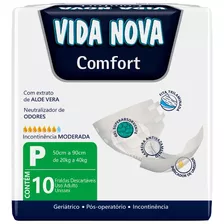 Fralda Geriátrica Vida Nova Confort - 24 Pacotes