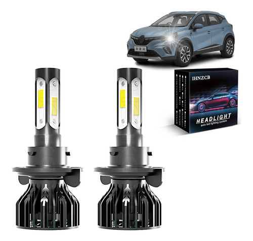 Kit De Faros Led H13 De 4 Lados, 6000 K, Blanco, Luces Bajas