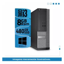 Cpu Dell Sff 3020 Core I3 8gb Ram Ssd 480gb Win10 Pro