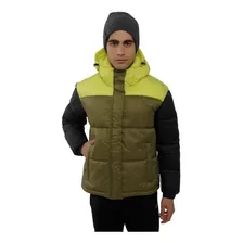 Campera Hombre Montagne Lars Inflable Puffer Simil Pluma