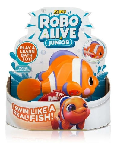 Robo Brinquedo Hora Do Banho  Zuru Peixinho Nada  De Verdade