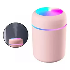 Umidificador Difusor De Ar Aromático Com Luz Led Cor Rosa