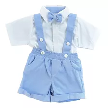 Conjunto Tirantes Corbatin Bautizo Para Bebe Niño Elegante