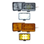 Par Faros 24 Led Dually Bicolor Blanco Ambar Estrobo 4x4 F1