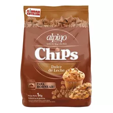 Chips Sabor Dulce De Leche Alpino 1 Kg Ciudad Cotillón