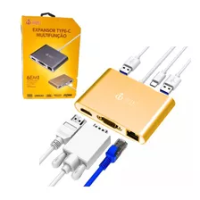 Adaptador 2 Tela Macbook Notebook Dell Lenovo Usb C Hdmi Vga