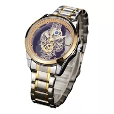  Relógio Lige 8997e Esqueletizado Pulso Masculino Premium