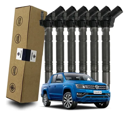 Jogo 6 Injetores Amarok V6 3.0 0445117084 059130277fc Reman