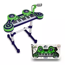 Piano Infantil Eletrônico Primeiro Grande Show Verde - Unik
