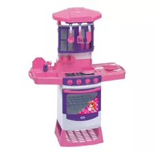 Cozinha Magica C/ Cx Parda - Magic Toys - 8000p Cor Rosa