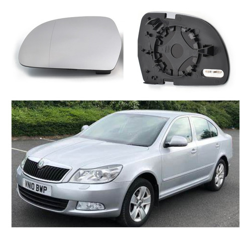 Luna Espejo Lateral Izq Compatible Skoda Octavia 2008-2013 Foto 2