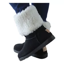 Bota Mormaii Feminina Peluciada Camurça Inverno Pelo Lã Frio