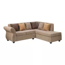 Sofa Seccional Derecho Essenza Modelo Isabella Tela Beige