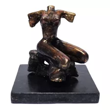  Mujer Alada- Escultura En Bronce- Violeta Lemme